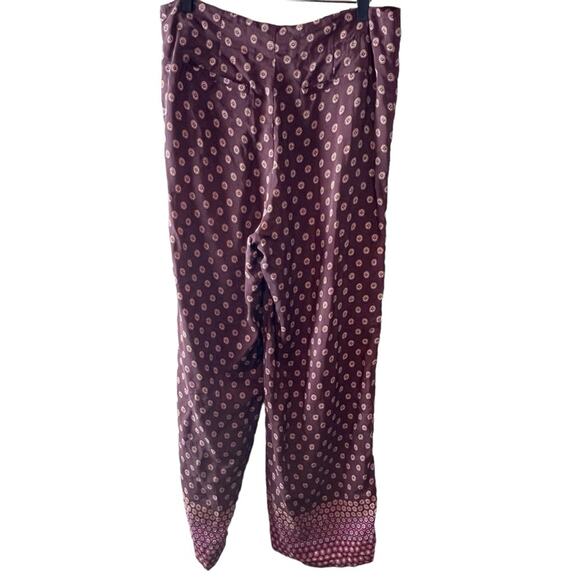Anthropologie Marsden Wide Leg Geo Print Pants Size 14 - Picture 10 of 11